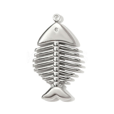 304 Stainless Steel Pendants STAS-OY001-18P-1