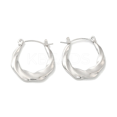 Non-Tarnish 304 Stainless Steel Hoop Earrings for Women EJEW-G364-02P-1