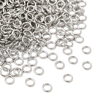 SHEGRACE Brass Open Jump Rings XGR0078P-12P-1