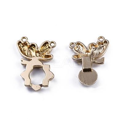 Alloy Snap Lock Clasps FIND-WH0048-67A-1