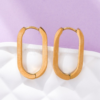 PVD Vacuum Plating 304 Stainless Steel Huggie Hoop Earrings X-STAS-S103-21G-1