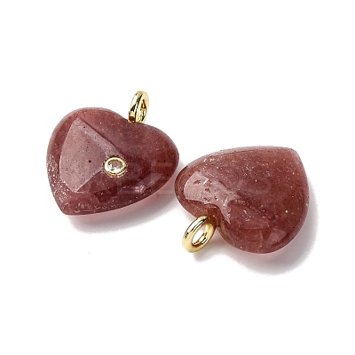 Natural Mixed Gemstone Pendants G-P588-01G-1