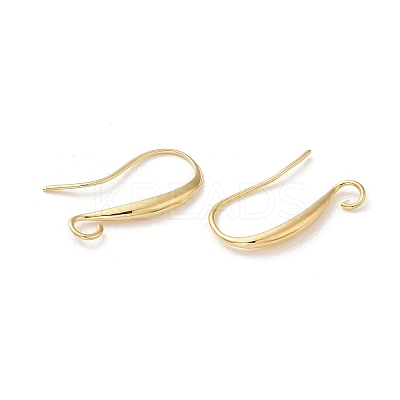 Brass Earring Hooks KK-H455-61G-1