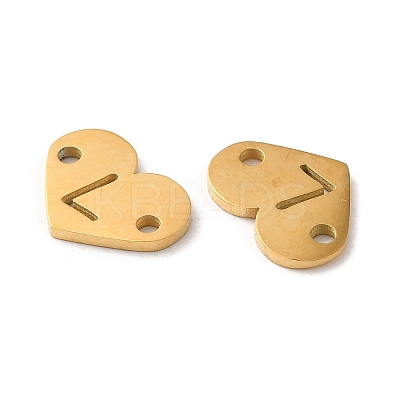 Ion Plating(IP) 304 Stainless Steel Connector Charms STAS-C081-04G-L-1