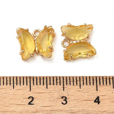 Brass with Glass Pendants FIND-Z020-02F-1