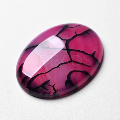 Natural Dragon Veins Cabochons G-F296-03-30x40mm-1