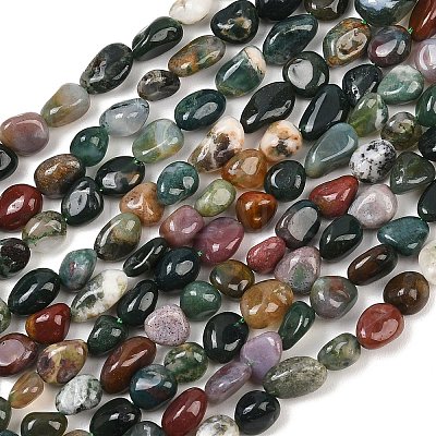 Natural Indian Agate Beads Strands G-K395-B12-02-1