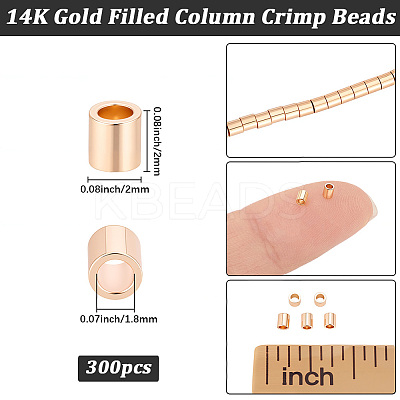 3Bags Brass Crimp Beads KK-BBC0026-10A-1