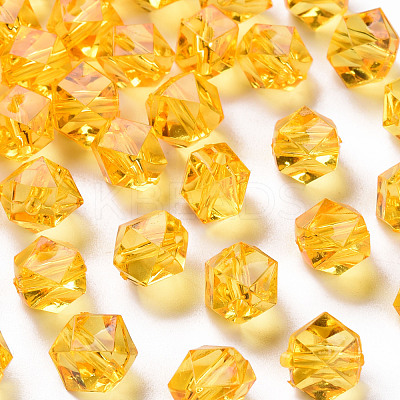 Transparent Acrylic Beads TACR-S154-15B-81-1