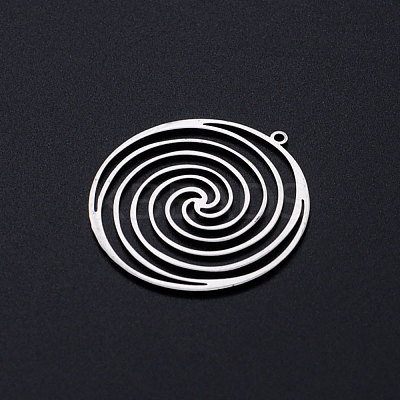 Non-Tarnish 201 Stainless Steel Filigree Charms STAS-T049-T694-1-1