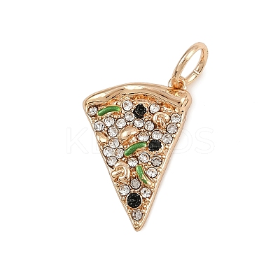 Brass Rhinestone Pendants LS-KK-B145-02G-03-1