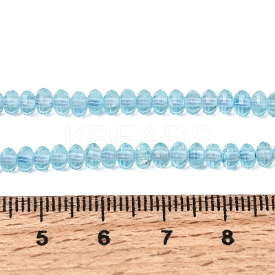 Natural Blue Topaz Beads Strands G-K376-I07-3x4mm-1