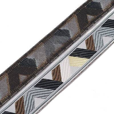 Ethnic Style Embroidery Polycotton(Polyester Cotton) Ribbons OCOR-WH0066-55C-1