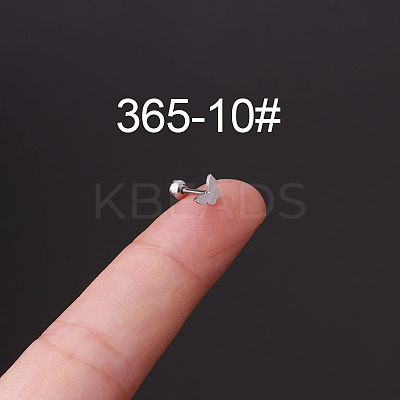 316L Surgical Stainless Steel Cartilage Earrings WG35966-10-1
