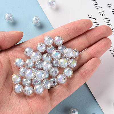 Transparent Acrylic Beads X-TACR-S152-15B-SS2113-1