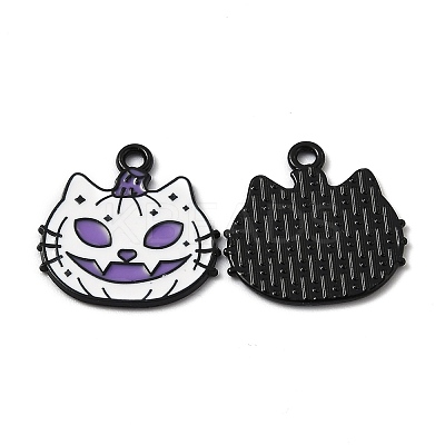Alloy Enamel Pendants ENAM-Z001-15B-01-1