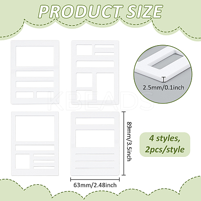 Acrylic Drawing Painting Stencils Templates DIY-BC0015-50A-1