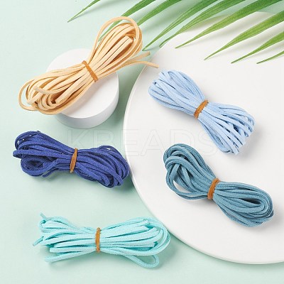 5 Strands 5 Colors Faux Suede Cord LW-FS0001-01D-1
