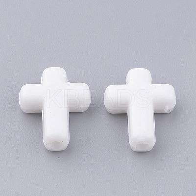 Opaque Acrylic Beads SACR-436-C01-1