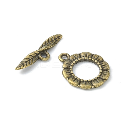 Tibetan Style Toggle Clasps LS-MLF11359Y-NF-1