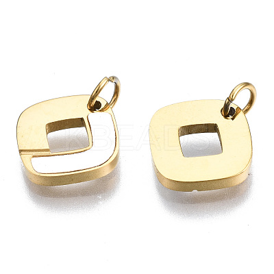 304 Stainless Steel Charms STAS-S116-323G-1