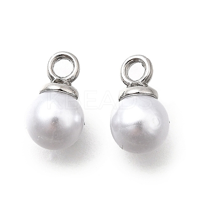 ABS Plastic Imitation Pearl Pendants FIND-H052-01B-04P-1
