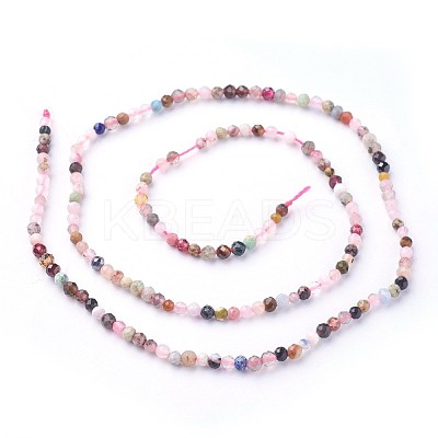 Natural Mixed Gemstone Beads Strands X-G-F619-21-2mm-1