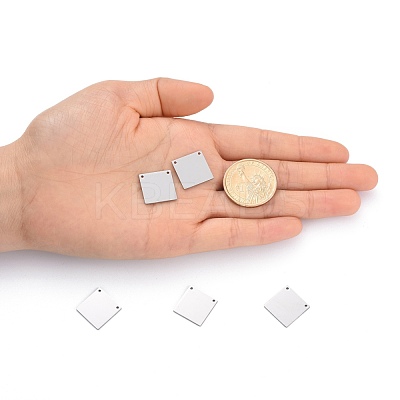 Tarnish Resistant 201 Stainless Steel Pendants STAS-S105-T614-1-16-1