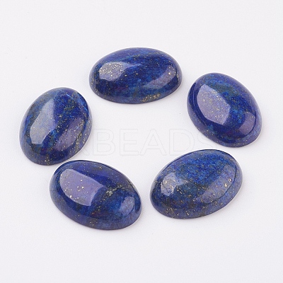 Natural Lapis Lazuli Flat Back Cabochons LS-G-G741-22x30mm-15-1