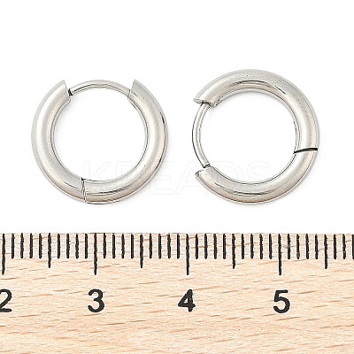 Tarnish Resistant 201 Stainless Steel Hoop Earrings LS-X-MAK-R021-15mm-1
