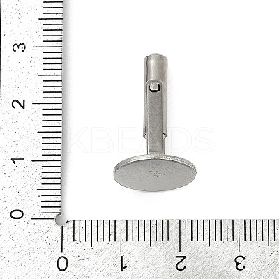 Non-Tarnish 304 Stainless Steel Cuff Buttons STAS-H124-10P-1