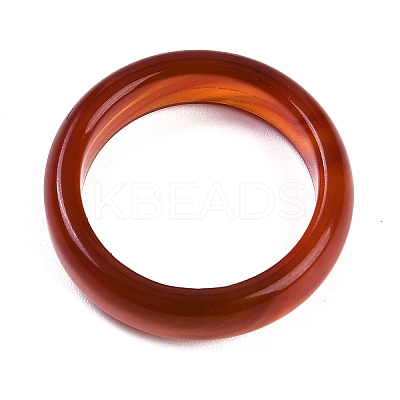 Dyed & Heated Natural Agate Finger Rings for Women RJEW-Z075-02D-1