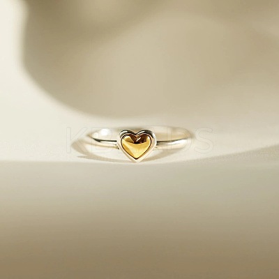 Heart 925 Sterling Silver Finger Rings for Women FS-WG1734C-02-1