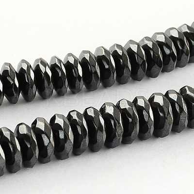 Grade A Non-magnetic Synthetic Hematite Beads Strands G-R211-26-1