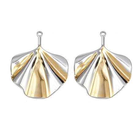 304 Stainless Steel Pendants STAS-L290-53B-GP-1