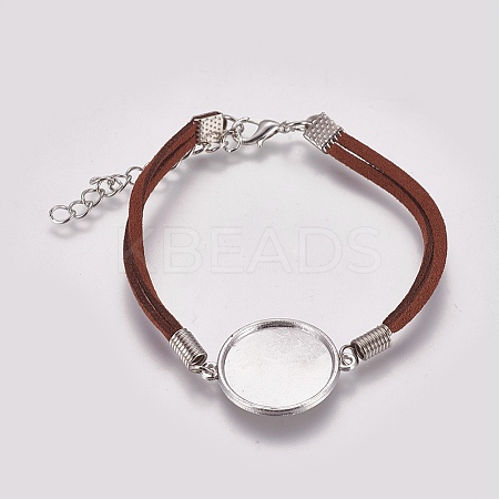 Suede Bracelet Making LS-MAK-WH0007-01E-1
