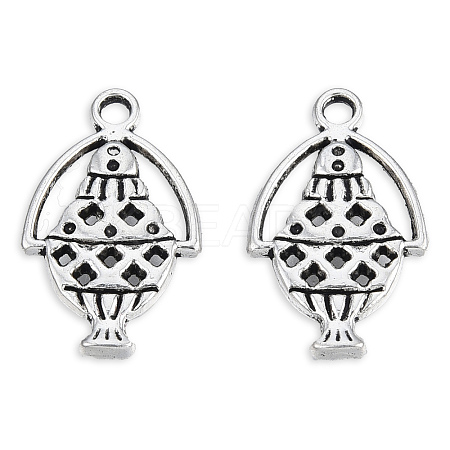 Tibetan Style Alloy Pendant Rhinestone Settings LS-TIBE-N011-061-1