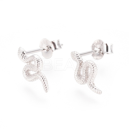 925 Sterling Silver Stud Earring STER-I018-08P-1