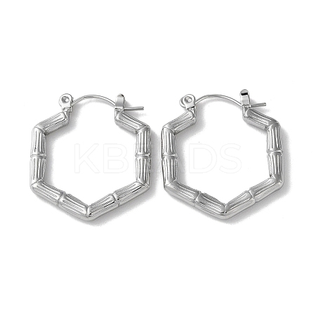 Non-Tarnish 304 Stainless Steel Hoop Earrings STAS-Z052-10P-1