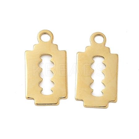 304 Stainless Steel Charms STAS-L080-460G-1