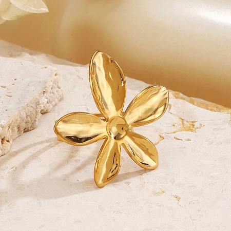 304 Stainless Steel Finger Rings for Women RJEW-S650-04G-1
