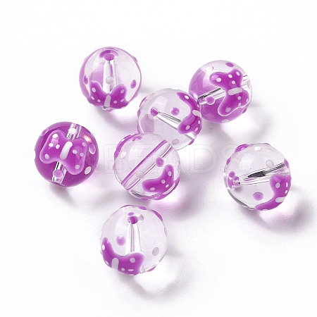 Transparent Glass Beads LAMP-B021-03A-05-1