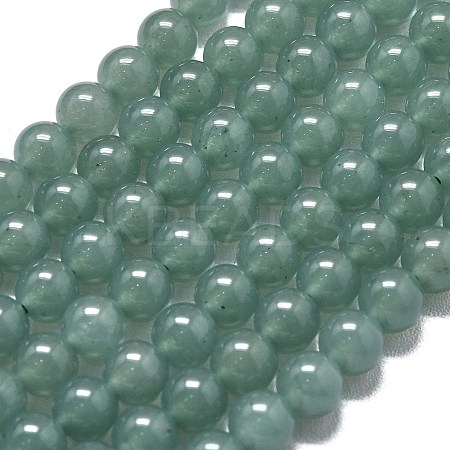 Natural Malaysia Jade Beads Strands G-L645-C01-6mm-04-1