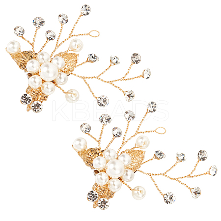 2Pcs Flower Shoe Buckle Clips FIND-FG0003-28-1