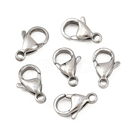 Tarnish Resistant 304 Stainless Steel Lobster Claw Clasps LS-X-STAS-AB16-1