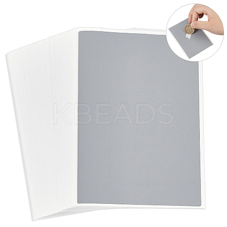 Paper Coated Scratch Off Film Password Sticker DIY-WH0496-67-1