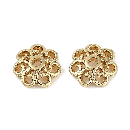 Brass Bead Caps KK-I719-08G-1
