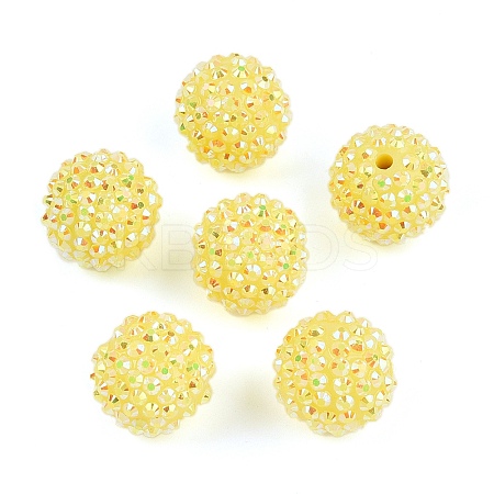 AB-Color Resin Rhinestone Beads RESI-S315-18x20-12-1