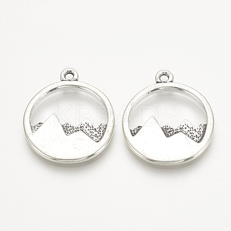 Tibetan Style Alloy Pendants LS-X-TIBE-Q072-22AS-RS-1