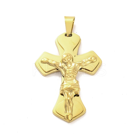 PVD Vacuum Plating 304 Stainless Steel Pendants STAS-Z080-03G-1